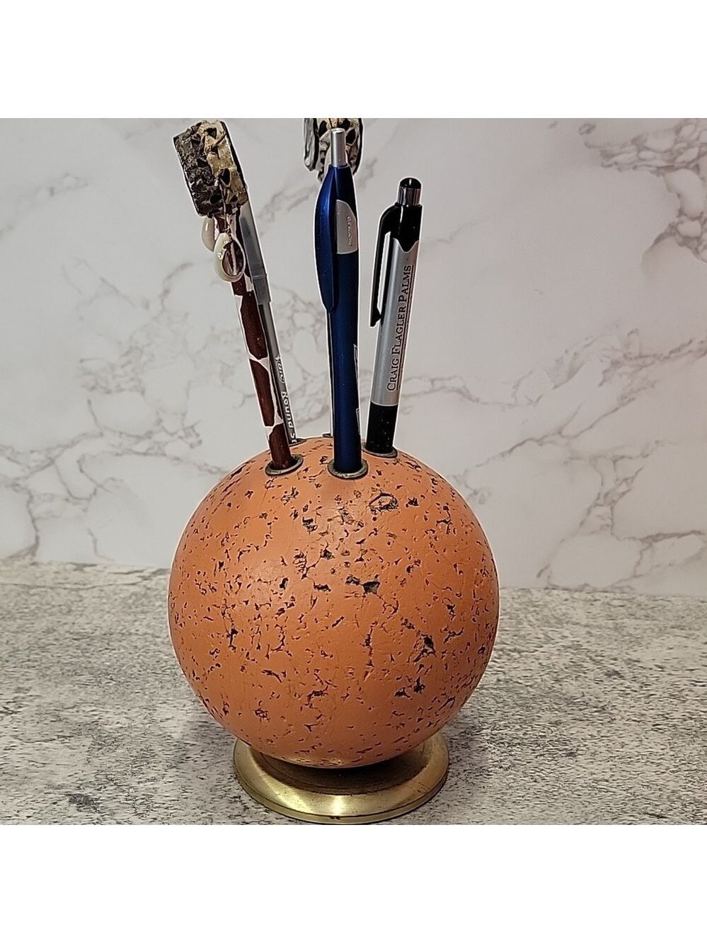 MCM Bulletin Ball Cork Pen & Pencil holder - Picture 2 of 7